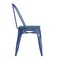 Emma and Oliver Perth Metal Stacking Dining Chairs with Poly Resin Seats for Indoor/Outdoor Use